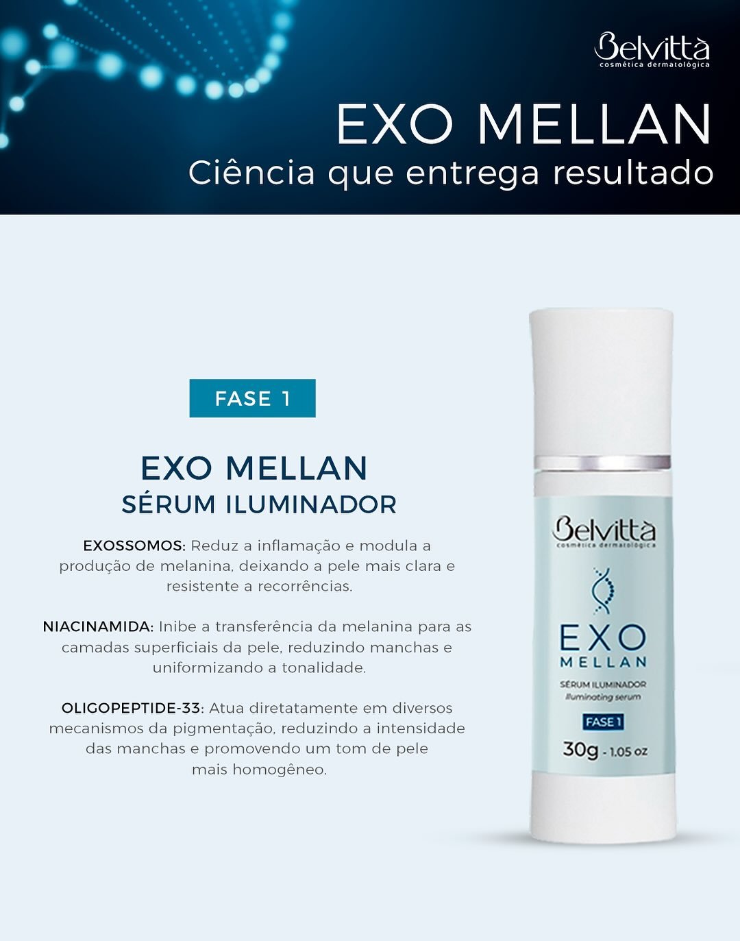 Exo Mellan Kit Clareador e Iluminador - Belvittà